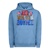 Pigment Pebble Blue red white and boujee billie wilder Urban Hoodie - texasbilliewilder
