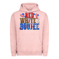 Pigment Salmon red white and boujee billie wilder Urban Hoodie - texasbilliewilder