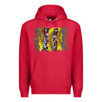 Cardinal softball brushstroke Premium Hoodie - Zillion Design Studio