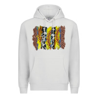 Dove Grey softball brushstroke Premium Hoodie - Zillion Design Studio