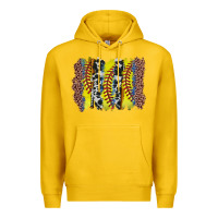 Lemon softball brushstroke Premium Hoodie - Zillion Design Studio