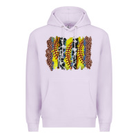 Lilac softball brushstroke Premium Hoodie - Zillion Design Studio