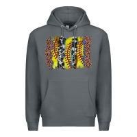 Rock softball brushstroke Premium Hoodie - Zillion Design Studio