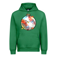 Emerald christmas baseball Urban Hoodie - Zillion Design Studio