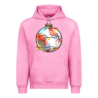 Fuchsia Pink christmas baseball Urban Hoodie - Zillion Design Studio