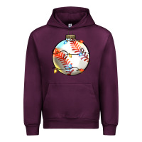 Mauve Wine christmas baseball Urban Hoodie - Zillion Design Studio