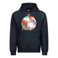 Navy christmas baseball Urban Hoodie - Zillion Design Studio