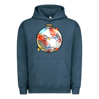 Pigment Midnight Navy christmas baseball Urban Hoodie - Zillion Design Studio