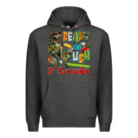 Charcoal Heather ready to crush first grade Premium Hoodie - texasbilliewilder