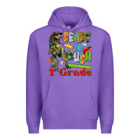 Purple ready to crush first grade Premium Hoodie - texasbilliewilder