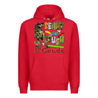 Red ready to crush first grade Premium Hoodie - texasbilliewilder