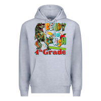 Heather Grey ready to crush fourth grade Premium Hoodie - texasbilliewilder