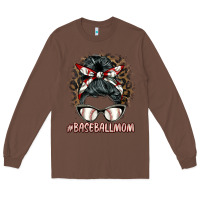 Chestnut baseballmom messy bun Long Sleeve Tee - BarkalooDesign