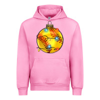 Fuchsia Pink christmas softball Urban Hoodie - Zillion Design Studio