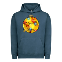 Pigment Midnight Navy christmas softball Urban Hoodie - Zillion Design Studio