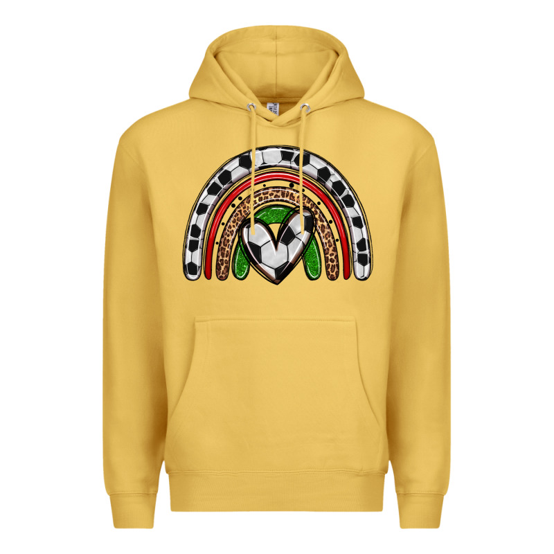 Soccer Rainbow Premium Hoodie by Zillion Design Studio | Teevron