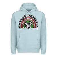 Blue Mist soccer rainbow Premium Hoodie - Zillion Design Studio