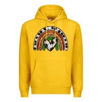 Lemon soccer rainbow Premium Hoodie - Zillion Design Studio