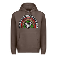 Coffee soccer rainbow Premium Hoodie - Zillion Design Studio
