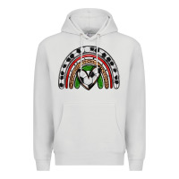 Dove Grey soccer rainbow Premium Hoodie - Zillion Design Studio