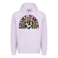 Lilac soccer rainbow Premium Hoodie - Zillion Design Studio
