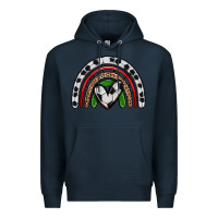 Navy soccer rainbow Premium Hoodie - Zillion Design Studio