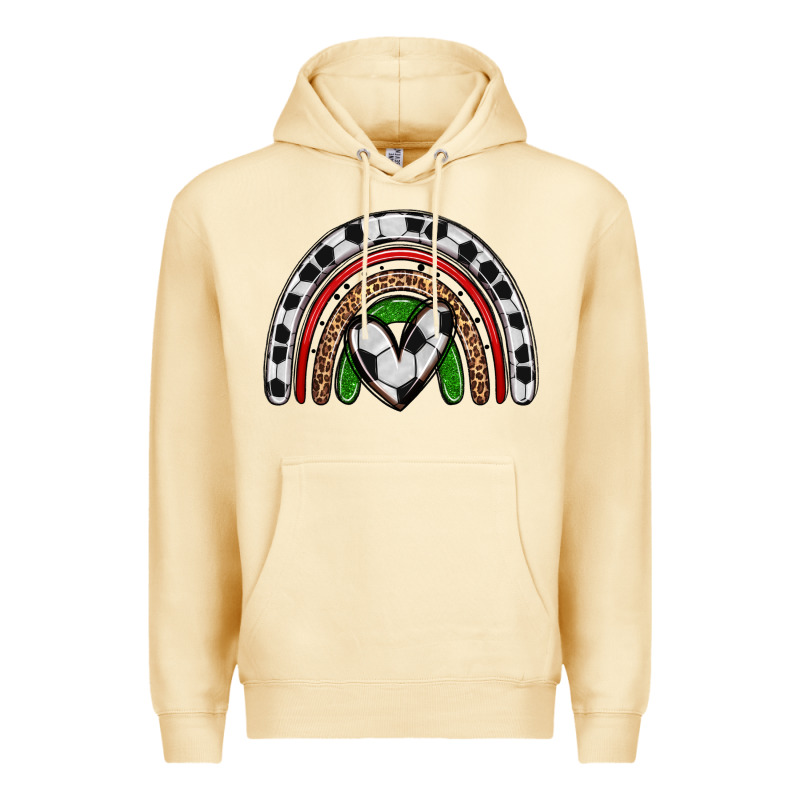 Soccer Rainbow Premium Hoodie by Zillion Design Studio | Teevron