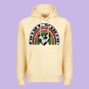 Soccer Rainbow Premium Hoodie Designed By Zillion Design Studio