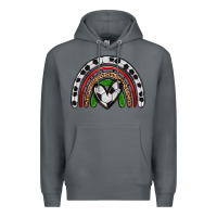 Rock soccer rainbow Premium Hoodie - Zillion Design Studio