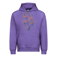Tulip blue and orange dragon Urban Hoodie - RanaPortraitStore