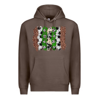 Coffee soccer brushstroke Premium Hoodie - Zillion Design Studio