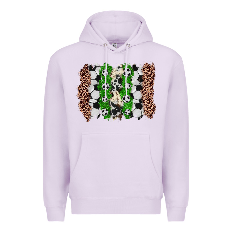 Soccer Brushstroke Premium Hoodie by Zillion Design Studio | Teevron