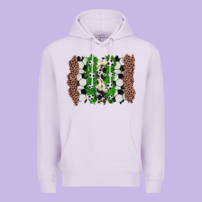 Soccer Brushstroke Premium Hoodie Designed By Zillion Design Studio