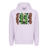Lilac soccer brushstroke Premium Hoodie - Zillion Design Studio