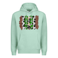 Seafoam soccer brushstroke Premium Hoodie - Zillion Design Studio