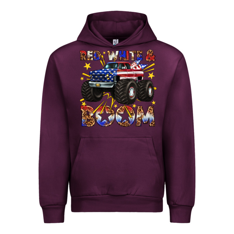 Red White And Boom Urban Hoodie by texasbilliewilder | Teevron