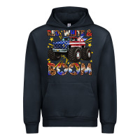 Navy red white and boom Urban Hoodie - texasbilliewilder