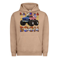 Pigment Burro red white and boom Urban Hoodie - texasbilliewilder