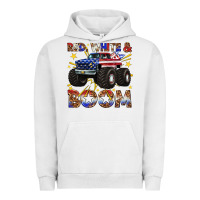 Pigment Lunar Rock red white and boom Urban Hoodie - texasbilliewilder