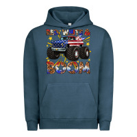 Pigment Midnight Navy red white and boom Urban Hoodie - texasbilliewilder