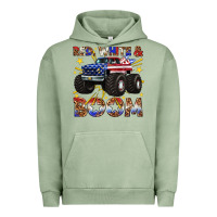 Pigment Oil Green red white and boom Urban Hoodie - texasbilliewilder