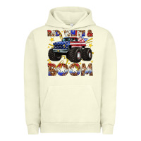 Pigment Pistachio red white and boom Urban Hoodie - texasbilliewilder
