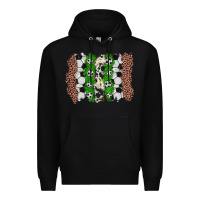 Black soccer brushstroke Premium Hoodie - Zillion Design Studio