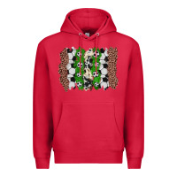 Cardinal soccer brushstroke Premium Hoodie - Zillion Design Studio