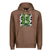 Chestnut soccer brushstroke Premium Hoodie - Zillion Design Studio