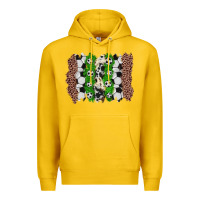 Lemon soccer brushstroke Premium Hoodie - Zillion Design Studio