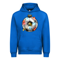 Cobalt christmas  soccer Urban Hoodie - Zillion Design Studio