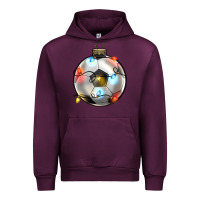 Mauve Wine christmas  soccer Urban Hoodie - Zillion Design Studio