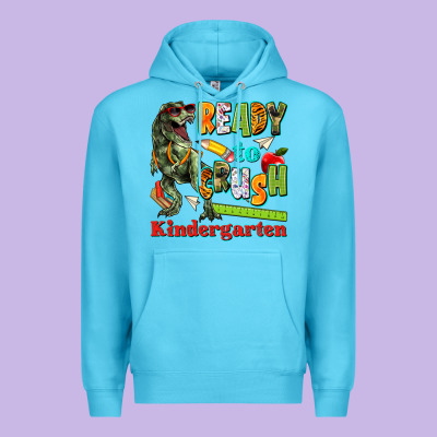 Ready To Crush Kindergarten Premium Hoodie Designed By Texasbilliewilder