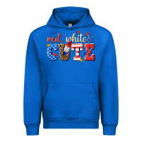 Cobalt red white and cute billie wilder Urban Hoodie - texasbilliewilder
